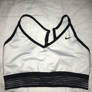 White Nike Sports Bra